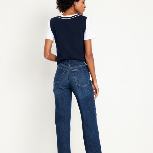 Old Navy OG Loose Women’s High Rise Jeans 10 Worn a Few Times - Picture 2 of 3
